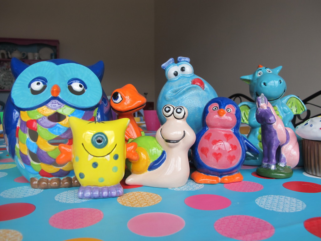 clay figures to paint